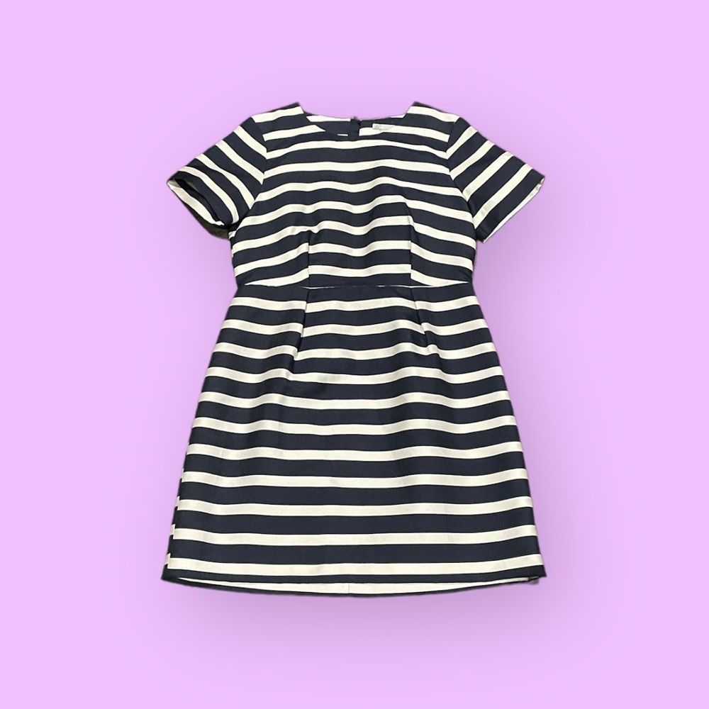 H&M stripe mini dress size 10